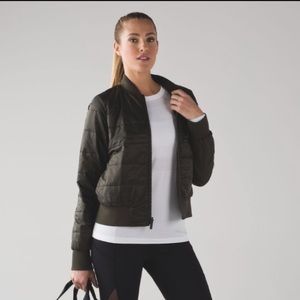 Lululemon Nonstop Bomber Dark Olive